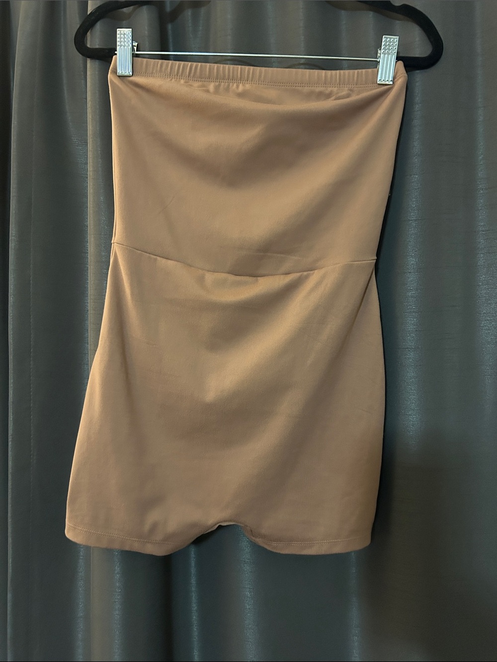 wild fable Strapless Nude-Tone Bodycon Romper